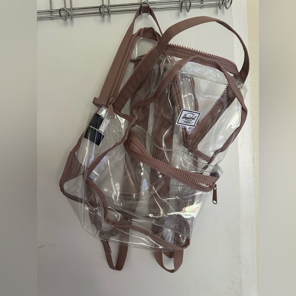 Herschel Clear Pink Adjustable Backpack